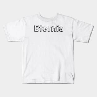 Eternia // Typography Design Kids T-Shirt